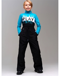 Брюки текстильные с полиуретановым покрытием утепленные флисом для мальчиков Playtoday tween