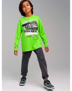 Фуфайка трикотажная для мальчиков (футболка с длинными рукавами) Playtoday tween