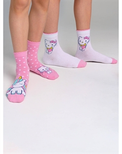 Носки трикотажные для девочек, 2 пары в комплекте Playtoday tween