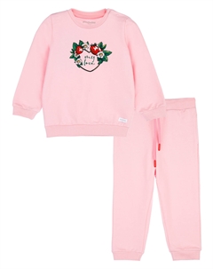 Комплект детский трикотажный для девочек: толстовка, брюки Playtoday newborn-baby