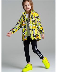 Куртка текстильная с полиуретановым покрытием для девочек (ветровка) Playtoday kids