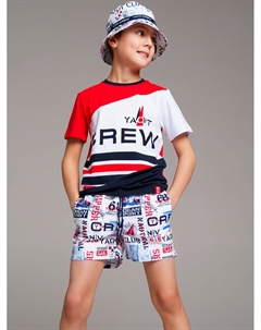 Шорты текстильные плавательные для мальчиков, средней длины Playtoday tween