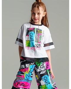 Фуфайка трикотажная для девочек (футболка) Playtoday tween