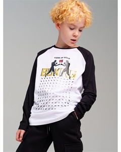 Фуфайка трикотажная для мальчиков (футболка с длинными рукавами) Playtoday tween