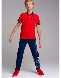 Сорочка трикотажная с воротником поло для мальчиков Playtoday tween