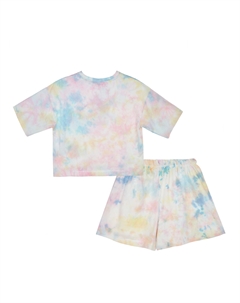 Комплект трикотажный для девочек: фуфайка (футболка), шорты Playtoday tween