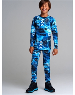 Термокомплект трикотажный для мальчиков: брюки, толстовка для эпизодического использования Playtoday tween