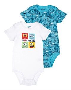 Боди детское трикотажное для мальчиков, 2 шт в комплекте Playtoday newborn-baby