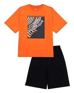 Комплект трикотажный для мальчиков: фуфайка (футболка), шорты Playtoday tween
