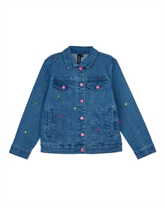 Куртка текстильная джинсовая для девочек Playtoday tween
