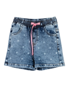 Шорты текстильные джинсовые для девочек Playtoday kids