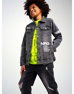 Куртка текстильная джинсовая для мальчиков Playtoday tween