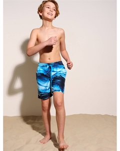 Шорты текстильные плавательные для мальчиков, длинные Playtoday tween