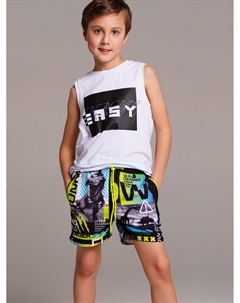 Шорты текстильные плавательные для мальчиков, средней длины Playtoday tween