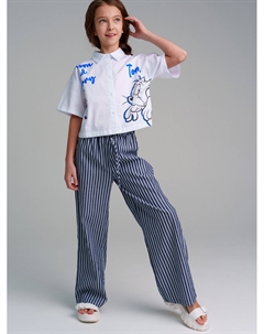 Брюки текстильные для девочек Playtoday tween