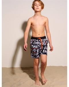 Шорты текстильные плавательные для мальчиков, длинные Playtoday tween