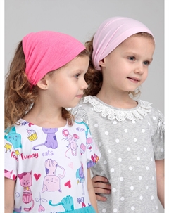 Бандана трикотажная для девочек, 2 шт. в комплекте Playtoday kids