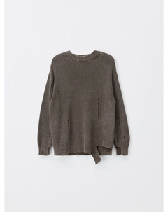 Рваный вязаный джемпер для девочек Sela