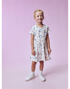 Трикотажное платье с принтом Hello Kitty для девочек Sela