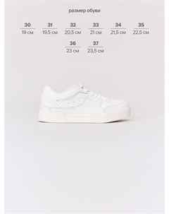 Комбинированные кеды из кожи детские Sela