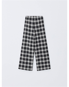 Прямые брюки в клетку для девочек Sela