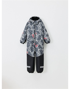 Демисезонный комбинезон с принтом Hello Kitty и внутренними лямками для девочек Sela