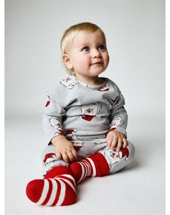 Трикотажная пижама с принтом для малышей Sela