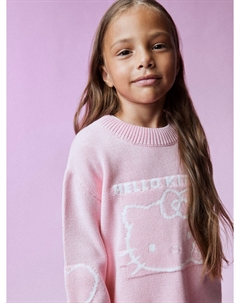 Вязаный джемпер с принтом Hello Kitty для девочек Sela