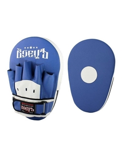 Лапы боксерские прямые 210 ВВР-210 синий-белый Боецъ