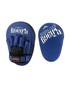 Лапы боксерские прямые 211 черно-синий Боецъ