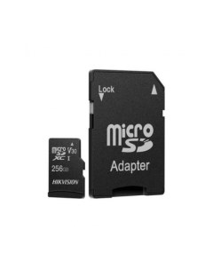 Карта памяти microSDXC 256Gb Class 10 UHS-I U1 + ADP (92/50 Mb/s) Hikvision