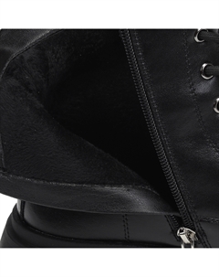 Черные ботинки из кожи Respect