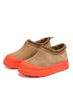 Рыжие угги из бархатистого велюра Respect