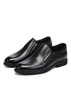 Черные полуботинки из гладкой кожи Respect