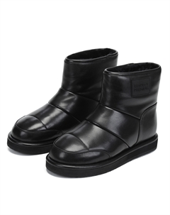 Черные угги из кожи Respect premium