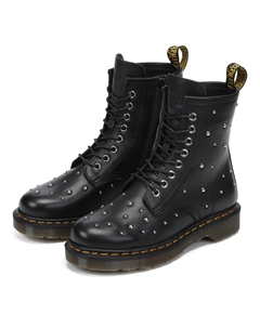 Черные ботинки из гладкой кожи Respect