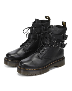 Черные ботинки из гладкой кожи Respect