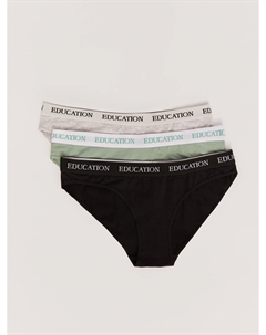 Набор трусов из хлопка (3 шт. в комплекте) Zolla