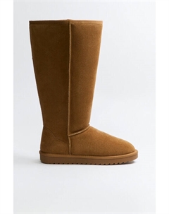 Сапоги-угги утепленные из натуральной замши Befree