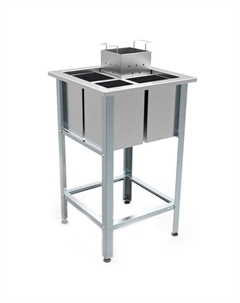 Ванна моечная для мойки яиц сварная ВМЯ/1-70/70 Кобор