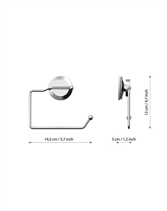 Держатель для туалетной бумаги Fora Atlant металл хром (A016/9738)