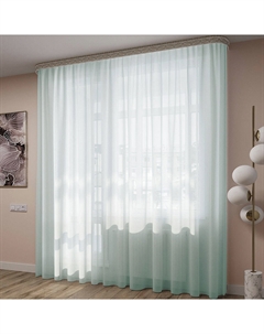 Тюль вуаль мятный 300х260 см с утяжелителем (58091268) Legrand