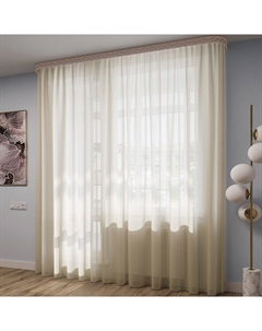 Тюль вуаль молочный 500х260 см с утяжелителем (58091923) Legrand