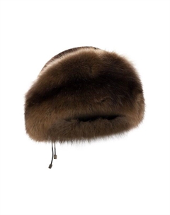 Меховая шапка-кубанка из норки и соболя Victoria kusenkova