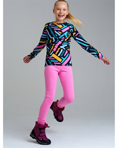 Термокомплект трикотажный для девочек: брюки, толстовка для эпизодического использования Playtoday tween