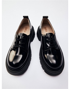 Полуботинки из натуральной кожи для девочек Sela