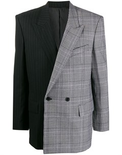 Juun j двубортный пиджак с контрастной вставкой 48 черный Juun.j