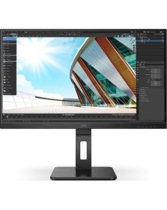 27" Монитор AOC Professional 27P2Q, 1920x1080, IPS, 75Гц, 1хHDMI, 1хDP, черный Aoc