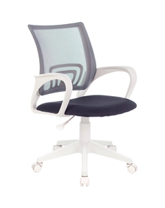 Кресло Бюрократ CH-W695NLT темно-серый TW-04 TW-12 сетка/ткань крестовина пластик пластик белый Buro