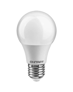Лампа светодиодная 10Вт E27 750лм 4000K 220В груша Онлайт